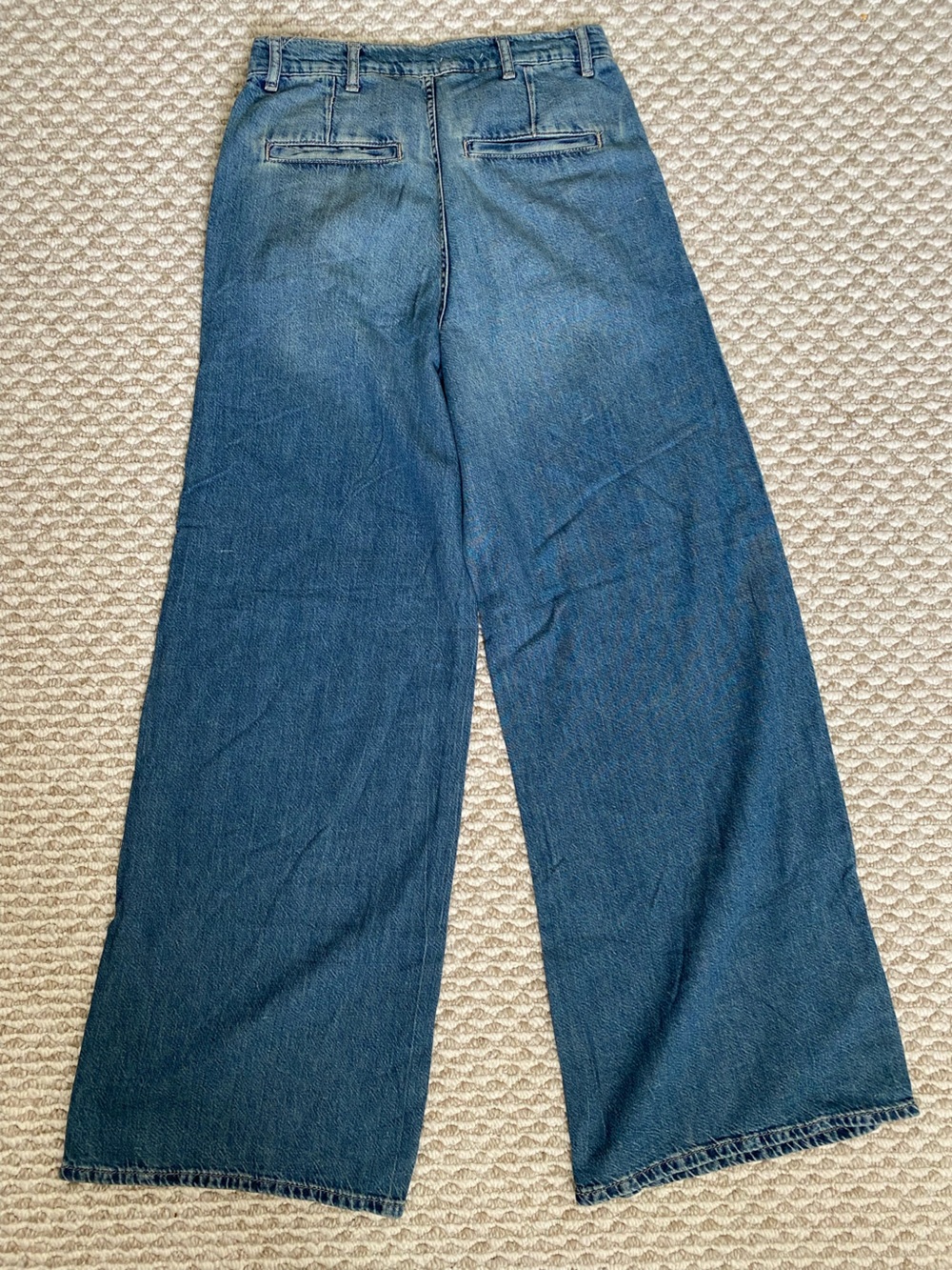 Pilcro Pleated High Rise Wide Leg Jeans - Picture 8 of 8